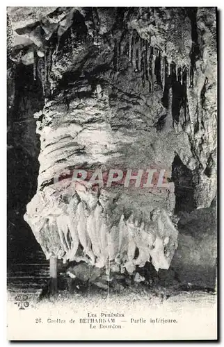 Cartes postales Grottes de Betharram Partie inferieure Le Bourdon