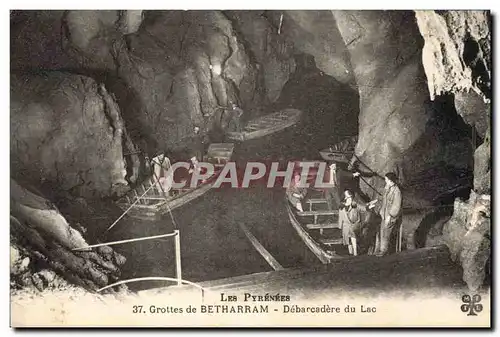 Ansichtskarte AK Grottes de Betharram Debarcadere du lac