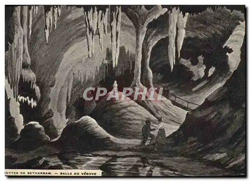 Cartes postales Grottes de Betharram Salle du Vesuve