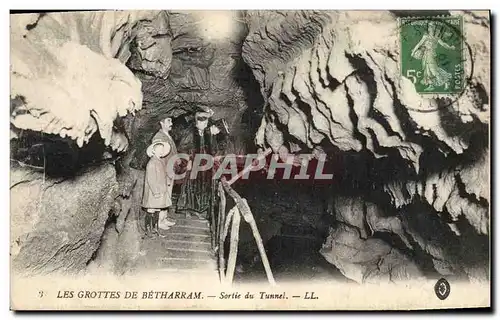 Ansichtskarte AK Grottes de Betharram Sortie du tunnel