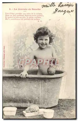 Cartes postales Fantaisie Enfant La journee de Suzette