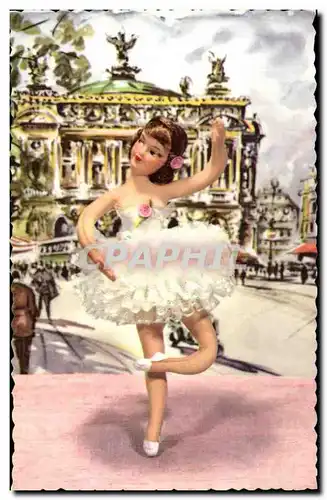 Cartes postales moderne Poupee Paris Opera
