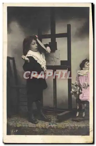Cartes postales Poupee Enfant