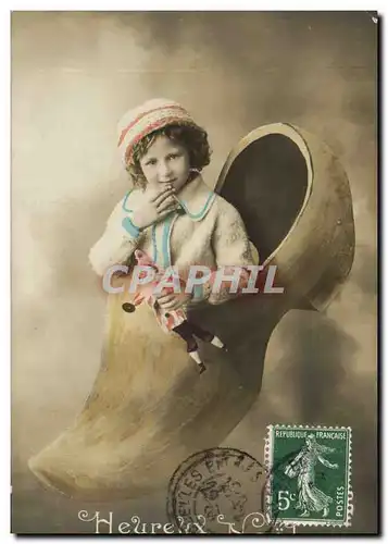 Cartes postales Poupee Enfant Sabot