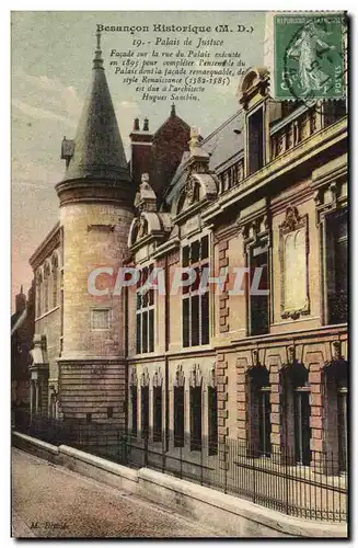 Cartes postales Palais de Justice Besancon