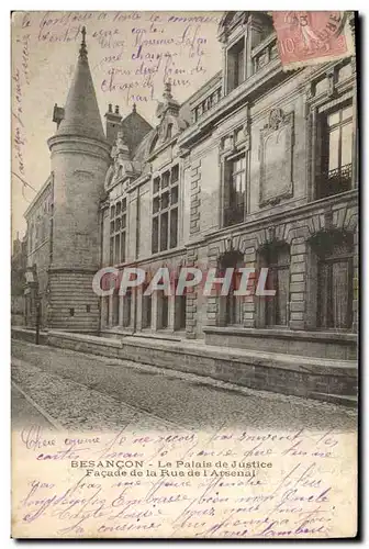 Cartes postales Palais de Justice Besancon Facade de la Rue de l&#39Arsenal