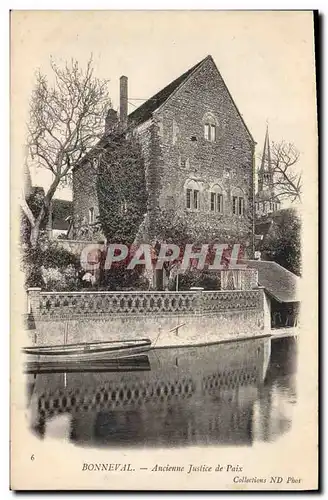 Cartes postales Bonneval Ancienne justice de Paix Palais de Justice