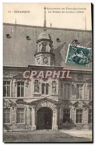 Cartes postales Palais de Justice Besancon