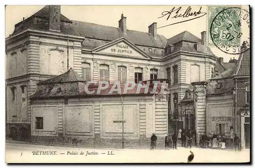 Cartes postales Palais de Justice Bethune