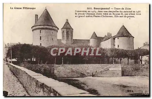 Ansichtskarte AK Palais de Justice Bourganeuf Tours de Zizim