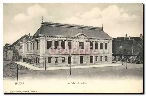 Ansichtskarte AK Palais de Justice Belfort