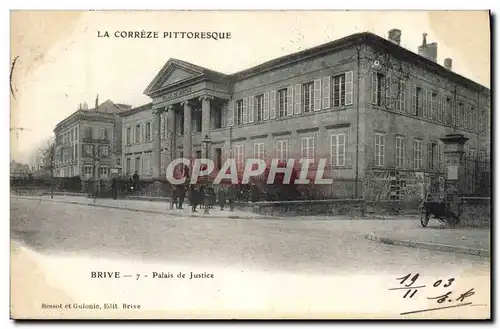 Ansichtskarte AK Palais de Justice Brive