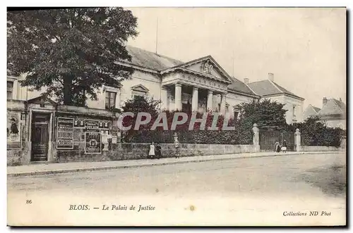 Ansichtskarte AK Palais de Justice Blois Publicite Chocolat Poulain Le Chat