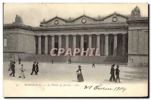 Ansichtskarte AK Palais de Justice Bordeaux