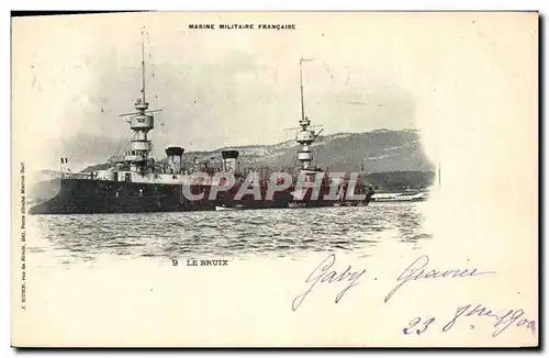 Cartes postales Bateau de Guerre le Bruix