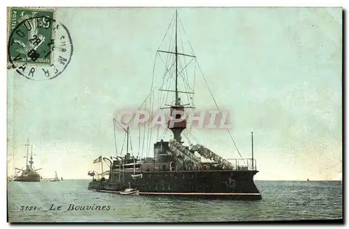 Cartes postales Bateau de Guerre Le Bouvines