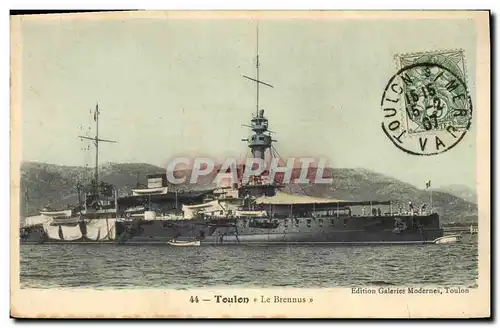 Ansichtskarte AK Bateau de Guerre Toulon Le Cuirasse