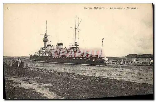 Cartes postales Bateau de Guerre Le Cuirasse Brennus