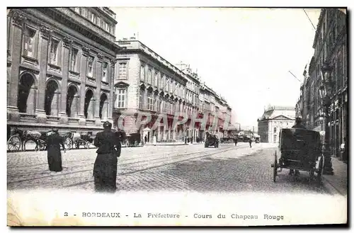 Ansichtskarte AK Prefecture Cours du Chapeau Rouge Bordeaux