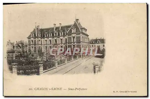 Cartes postales Prefecture Chalon sur Saone