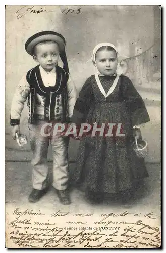 Ansichtskarte AK Folklore Jeunes enfants de Pontivy