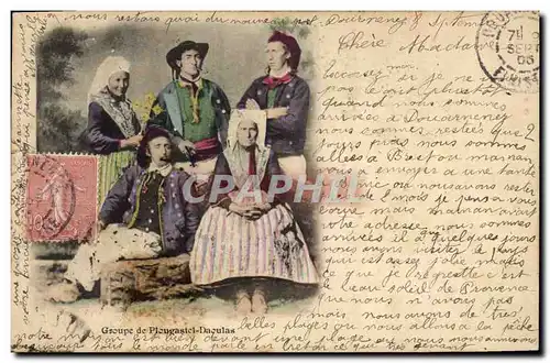 Cartes postales Folklore Groupe de Plougastel Daoulas