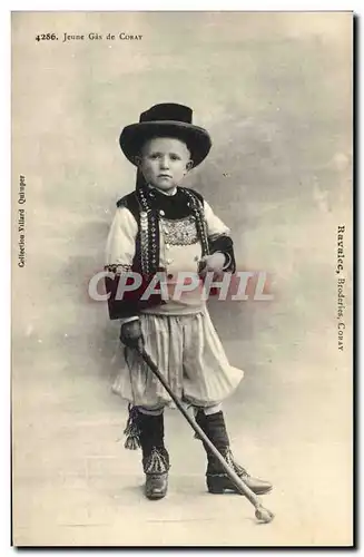 Cartes postales Folklore Jeune Gas de Coray Enfant