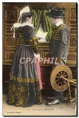 Cartes postales Folklore Costumes de Bannalec
