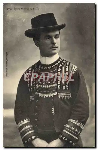 Cartes postales Folklore Jeune homme de Scaer