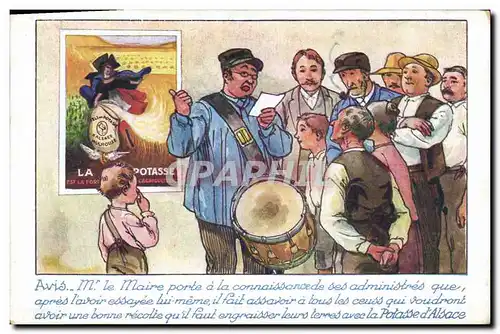 Cartes postales Publicite Potasse d&#39Alsace