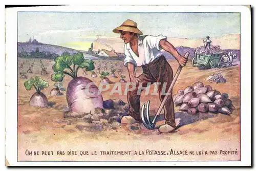 Cartes postales Publicite Potasse d&#39Alsace