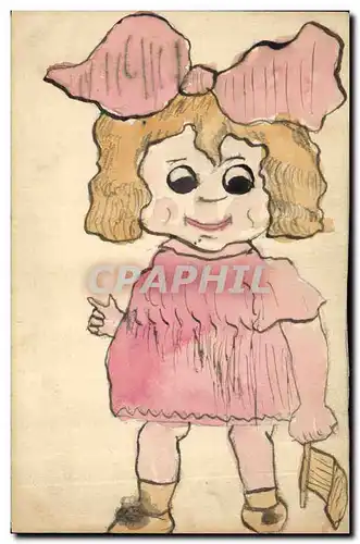 Cartes postales Fantaisie Enfant (dessin a la main)