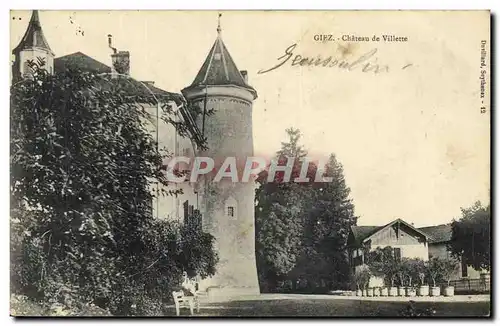 Cartes postales Chateau de Villette Giez