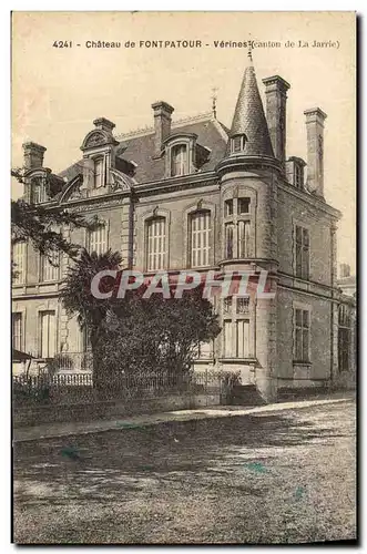 Cartes postales Chateau de Fontpatour Verines Canton de la Jarrie