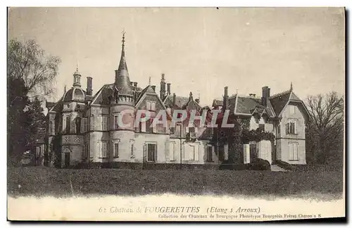 Cartes postales Chateau de Fougerettes Etang s Arroux