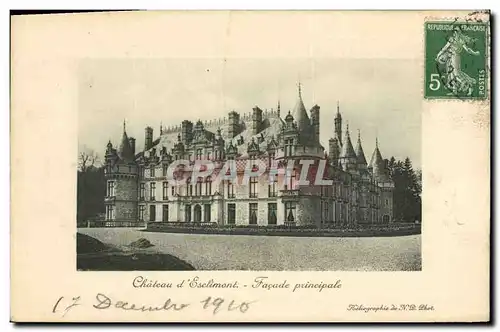 Cartes postales Chateau d&#39Euclimont Facade principale