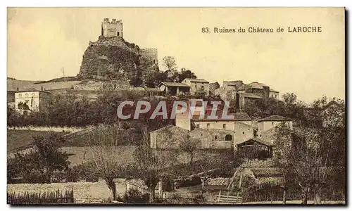 Ansichtskarte AK Ruines du Chateau de Laroche