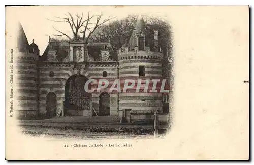 Cartes postales Chateau du Lude Les Tourelles