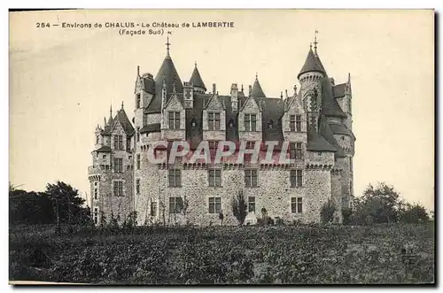 Ansichtskarte AK Chateau de Lambertie Environs de Chalus