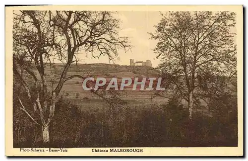 Cartes postales Chateau Malborough