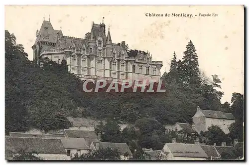 Cartes postales Chateau de Montigny Facade Est