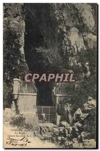 Ansichtskarte AK Grotte Grottes Toulon Le Ragas Source des eaux de la ville