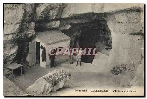 Ansichtskarte AK Grotte Grottes Sassenage L&#39entree des cuves