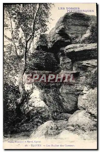 Ansichtskarte AK Grotte Grottes Eloyes Les roches des cuveaux Vosges