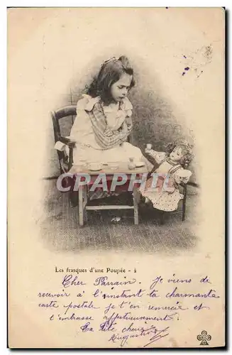 Cartes postales Fantaisie Enfant Poupee