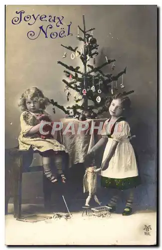 Cartes postales Fantaisie Enfants Poupee Noel