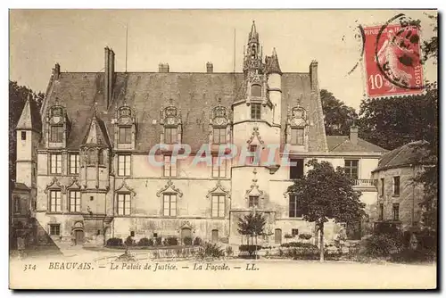 Ansichtskarte AK Palais de justice La facade Beauvais