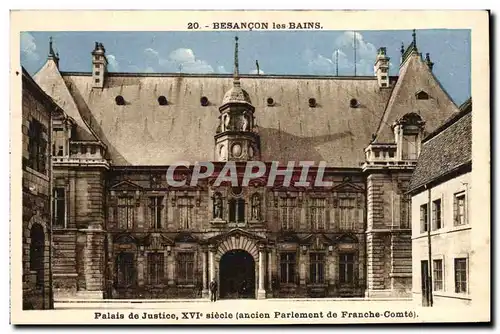 Ansichtskarte AK Palais de justice Besancon les Bains