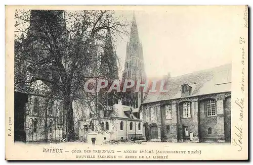 Ansichtskarte AK Palais de justice Bayeux Cour des Tribunaux Ancien Eveche Actuellement Musee Nouvelle Sacristie