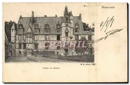 Cartes postales Palais de justice Beauvais